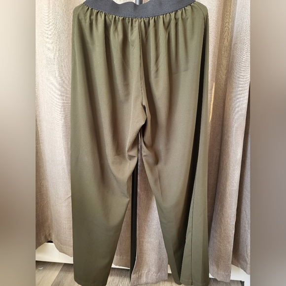 Sz S Wide-leg Pants w/ Elastic Waist - Picture 2 of 4